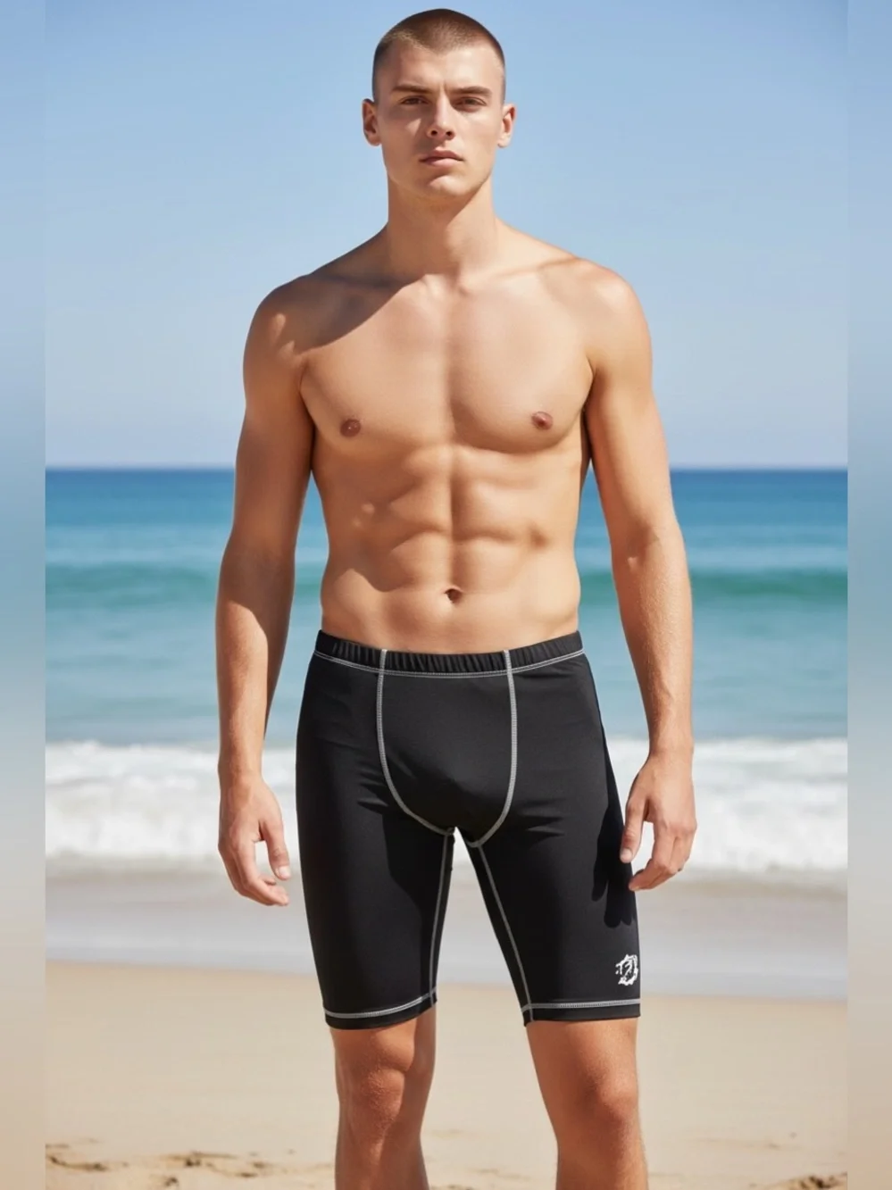Tribal Surf SPF 50 Rash Guard Surfer Shorts Swim Jammer Performance NWT Size 2XL